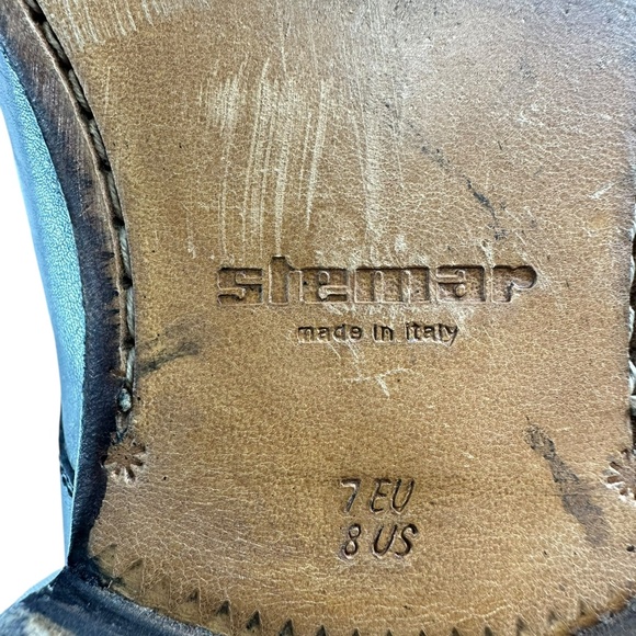 Genuine Men STEMAR Black Lace Up Leather Shoes Size 8 US 7 Euro main image 10